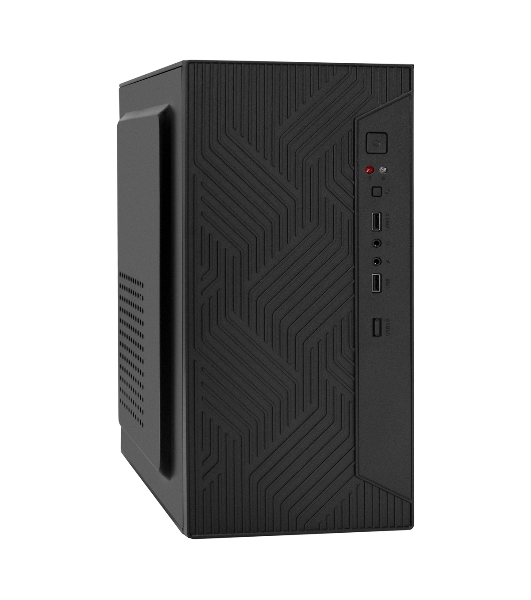 Компьютерный корпус Minitower ExeGate BAA-303M-AA500 (mATX, БП AA500 с вент. 8см, 2*USB, HD Audio, черный)