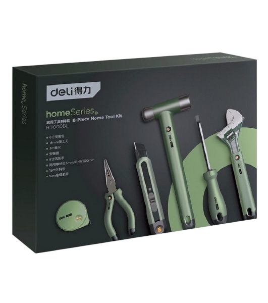 Набор ручного инструмента Home Series Green Deli HT0008L 8 предметов