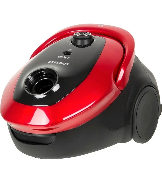 Пылесос Samsung VC20M257AWR красный, 460/2000 Вт, уборка сухая, пылесборник мешок 2.5 л