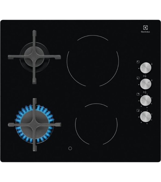 Газовая варочная поверхность Electrolux EGE6172NOK черный