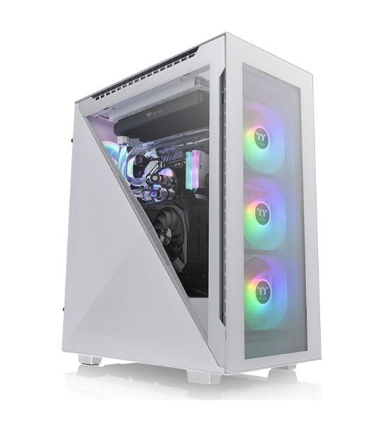 Компьютерный корпус Thermaltake Divider 500 TG Snow ARGb CA-1T4-00M6WN-01 White/Win/SPCC/Tempered Glass*4/120мм ARGb Fan*3/120мм Standard Fan*1 (527897)
