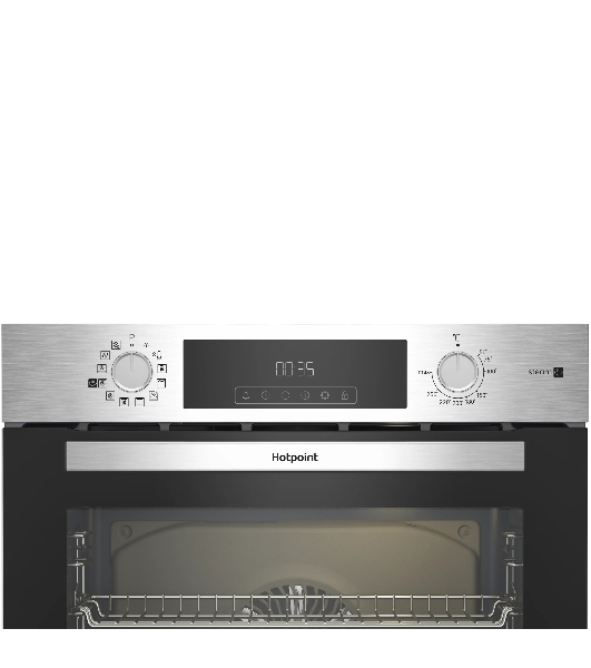 Электрический духовой шкаф Hotpoint HSTF 1231 JSAH IX серебристый