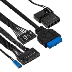 Компьютерный корпус Minitower ExeGate i3 SEA LE-NPX600 (mATX, БП 600NPX, 1хUSB+1хUSB 3.0, HD аудио, черный, передняя и боковая панели - закаленное стекло), фото3