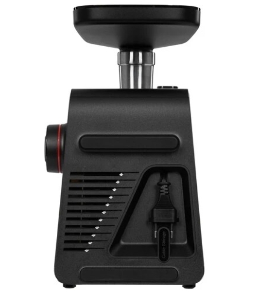 Мясорубка электрическая Bosch MFWS440B черный, 1900 Вт, 2.5 кг/мин, реверс, защита от перегрузки, насадки - 7