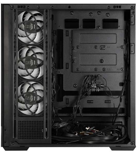 Компьютерный корпус ZALMAN P40 NAMU, ATX, черный, WINDOW, WOODEN ELEMENTS, 2xCombo(2.5” or 3.5”), 1xUSB TYPE-C, 2xUSB 3.0, SIDE 3x120мм ARGb, REAR 1x120мм ARGb