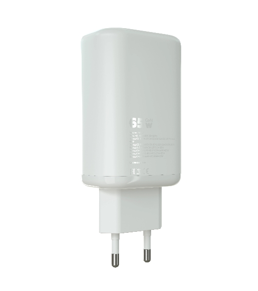 Сетевое зарядное устройство MORE CHOICE NC79a 1USB+2Type-C 3.0A PD 65W быстрая зарядка для Type-C 2м белый