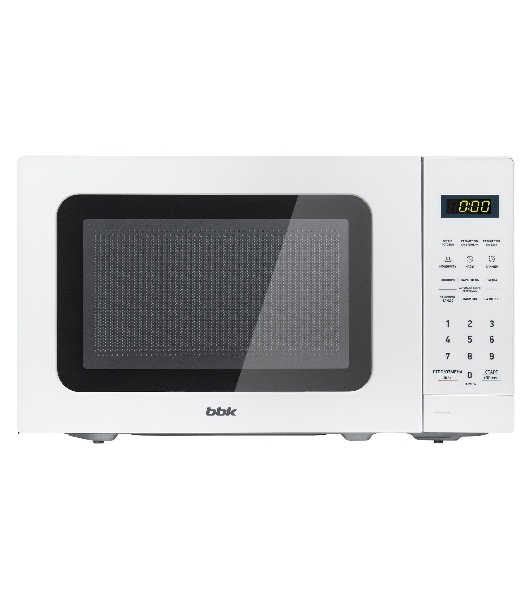 Микроволновая печь BBK 20MWS-767S/W белый, 20 л, 700 Вт, переключатели - сенсор