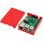 Корпус RA183 red для микрокомпьютера Raspberry Pi 3 ACD Red ABS Plastic Building Block case for Raspberry Pi 3, фото3