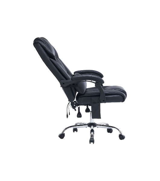 Кресло Cactus CS-CHR-OC02M-BK черный, экокожа