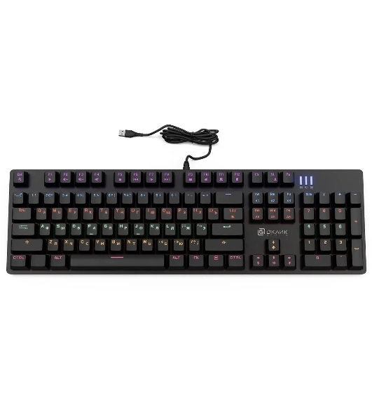 Клавиатура Oklick 990 G2 проводная, USB Type-A, чёрный