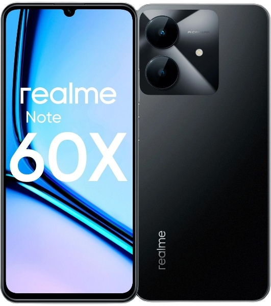 Смартфон Realme Note 60х RMX3938 4/128Gb, черный