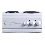 Плита электрическая Flama CE 3201 W белый, конфорок 2 шт, духовка 30 л, 50 см x 85 см x 36 см, фото3