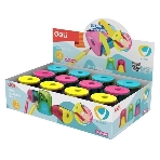 Точилка для карандашей ручная Deli ER01000 U-touch, 1 отверстие, пластик, ассорти, дисплей, фото3