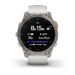 Умные часы Garmin Epix (Gen 2) Sapphire, 1.3' AMOLED, Wi-Fi, Bluetooth, ANT+, GPS, IPX8, титановый белый, фото7
