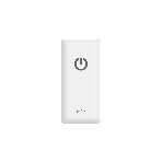 Портативный аккумулятор Powerbank Perfeo ABSOLUTE 10000mah In Micro usb,USB/Out USB,Micro usb,Type-C,Lightning, 2.1А/белый (PF_B4879), фото 1