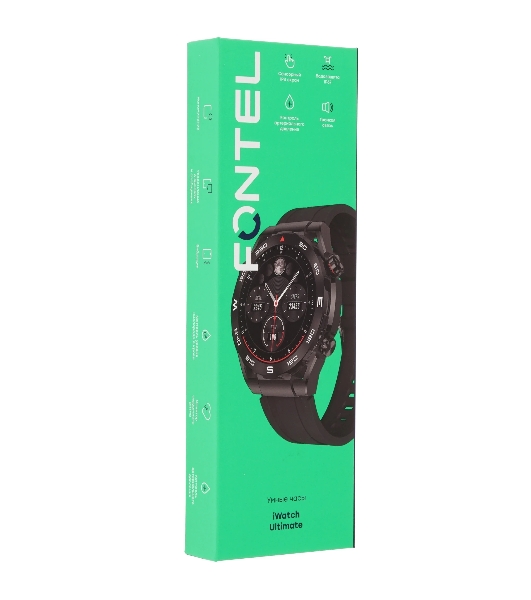Умные часы Fontel iWatch Ultimate, 1.51' IPS, Bluetooth, IP67, черный