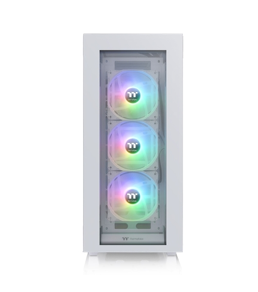 Компьютерный корпус Thermaltake Divider 500 TG Snow ARGb CA-1T4-00M6WN-01 White/Win/SPCC/Tempered Glass*4/120мм ARGb Fan*3/120мм Standard Fan*1 (527897)