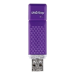 Флешка USB Smartbuy Quartz Violet (SB64GBQZ-V), 64Gb, USB 2.0, R/W 25/15, фиолетовый, фото2