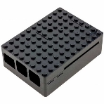 Корпус ACD RA182 black для микрокомпьютера Raspberry Pi 3 черный ABS Plastic Building Block case for Raspberry Pi 3, фото2