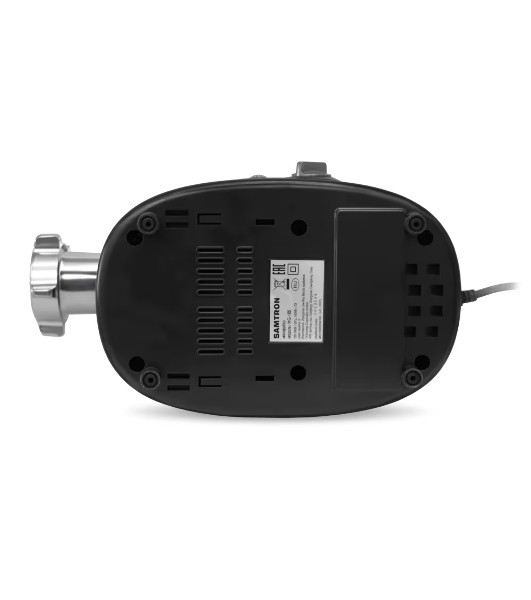 Мясорубка электрическая Samtron MG-105 серебристый , 1600 Вт, 1.6 кг/мин, реверс, защита от перегрузки, насадки - 8
