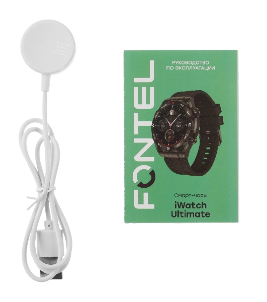 Умные часы Fontel iWatch Ultimate, 1.51' IPS, Bluetooth, IP67, черный
