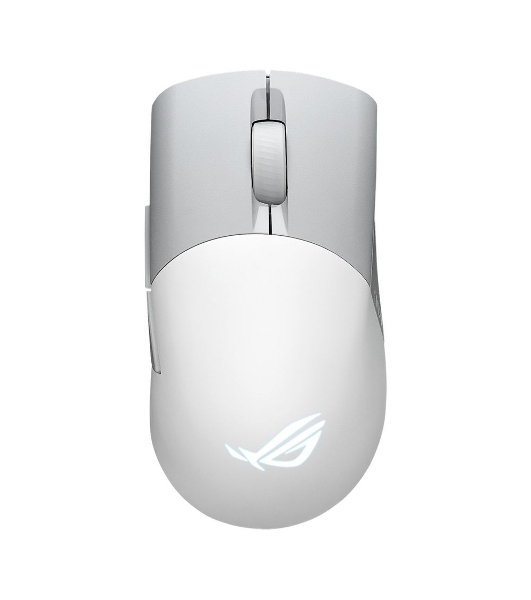 Мышь беспроводная/проводная ASUS ROG Keris Wireless AimPoint белый, 36000 dpi, радиоканал, Bluetooth, USB, кнопки - 5