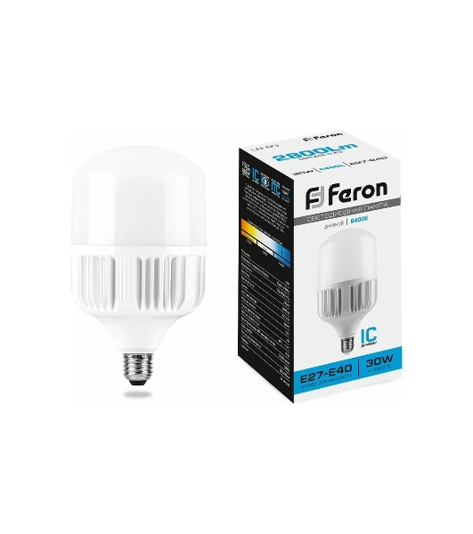 Лампа светодиодная Feron LB-65 30Вт Е27/Е40 дневной