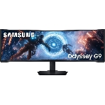 Монитор 49' Samsung Odyssey G9 S49FG916EIXCI VA 5120x1440, 144 Гц, 1 мс, 32:9, 350 кд/м², 2xHDMI 2.1, DP 1.4, 3.5 Jack, USB Hub (2x USB 3.0), FreeSync, изогнутый экран (1000R), черный, фото 1