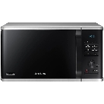 Микроволновая печь Samsung MG23K3515AS/BW серебристый/черный, 23 л, 800 Вт, переключатели - кнопки, поворотный механизм, фото 1