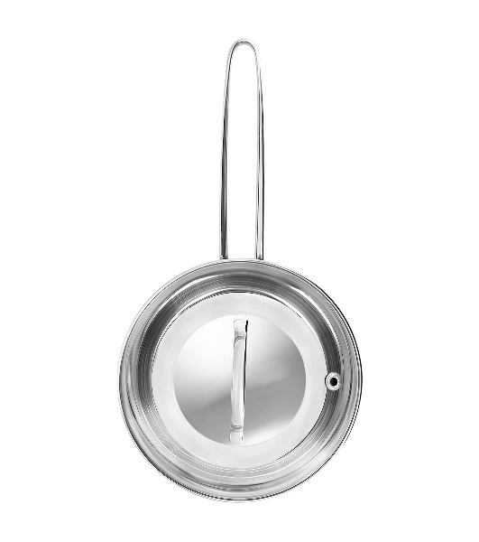 Ковш APPETITE SH05253 pretty 1,5 лиз нерж. стали. Объем 1,5л, размеры: 16х7,5 см, стекл. крышка, прутковая ручка,подар.коробка