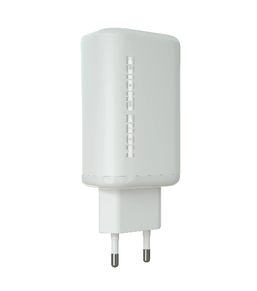 Сетевое зарядное устройство MORE CHOICE NC79a 1USB+2Type-C 3.0A PD 65W быстрая зарядка для Type-C 2м белый