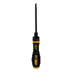 Двухсторонняя отвертка с трещеткой Deli DL626011 PH2+SL6x180 мм 6/PH2x180мм. Материал биты: Cr-V. Общая длина: 180-230 мм. Диаметр хвостовика: 6,3 мм., фото2