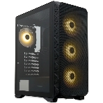 Компьютерный корпус HSPD M521, Mesh Mid Tower, черный, slide TG, 0.45 SPCC, 4x120мм ARGb ATX, mATX, mITX 160/330/184мм 2x2.5', -, 7xPCI 2xUSB-A 3.0, 1xUSB-A 1.0 390x200x449мм, фото 1