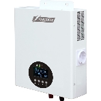 Источник бесперебойного питания ИБП POWERMAN Smart 800 HYBRID, линейно-интерактивный, 800ВА/480Вт, 165-265В, 2 евророзетки, внешняя свинцово-кислотная (AGM, GEL, FB) или LiFePO4 батарея на 12В емкостью от 55Ач (не входит в комплект поставки), ток заряда до 15А, ЖК-дисплей, навесной, 310мм х 270мм х 85мм, 6.6кг., фото2