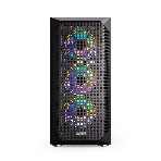 Компьютерный корпус ABR Quantum черный (1хUSB Type-C, 2хUSB 2.0, HD Audio, 4xRGb Fan, ATX, E-ATX), фото3
