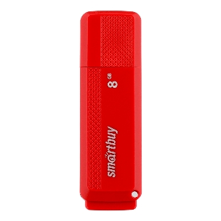 Флешка USB Smartbuy DOCK RED (SB8GBDK-R), 8Gb, USB 2.0, R/W 15/5, красный