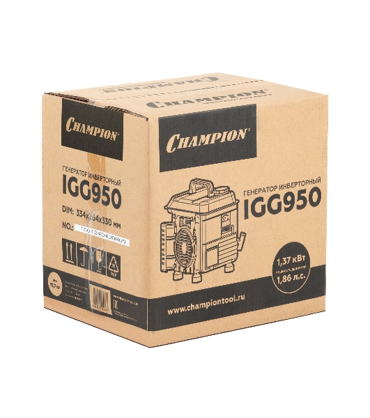 Генератор Champion PNIGG950 0.9кВт