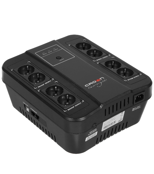Источник бесперебойного питания CMUS-255 EURO SMART/650 ВА/390 Вт/8 х CEE 7 (евророзетка)