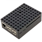 Корпус ACD RA182 black для микрокомпьютера Raspberry Pi 3 черный ABS Plastic Building Block case for Raspberry Pi 3, фото4