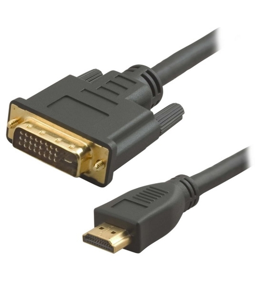 Кабель 5bites APC-073-020 HDMI M, DVI M (24+1) double link, зол.разъемы, ферр.кольца, 2м.