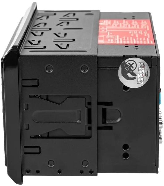 Автомагнитола ACV ADX-211BM, 2 DIN, Bluetooth, USB Type-A, AUX, пульт ДУ