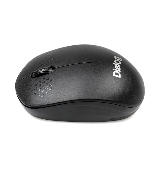 Мышь беспроводная Dialog Comfort MROC-13U черный, 1200 dpi, радиоканал, USB, кнопки - 3
