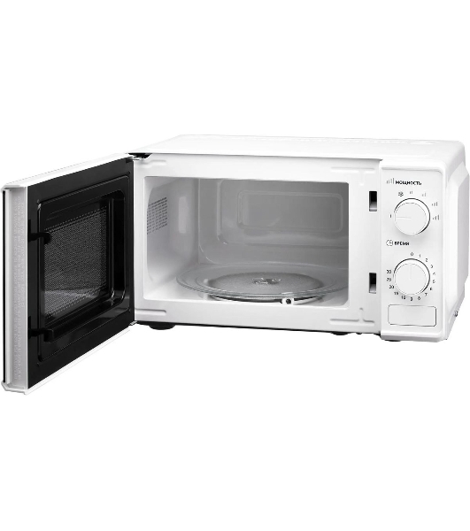 Микроволновая печь Hyundai HYM-M2044 белый, 20 л, 700 Вт, переключатели - поворотный механизм
