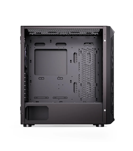 Компьютерный корпус ABR Quantum черный (1хUSB Type-C, 2хUSB 2.0, HD Audio, 4xRGb Fan, ATX, E-ATX)