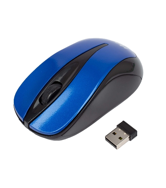 Мышь беспроводная HIPER HOMW-062 синий, 1000 dpi, радиоканал, USB, кнопки - 3