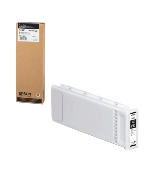 Картридж струйный Epson T694100 (C13T694100) фото черный (700 мл) для SureColor SC-T3000, SC-T3200, SC-T5000, SC-T5200, SC-T7000, SC-T7200