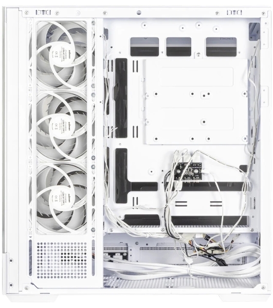 Компьютерный корпус ZALMAN P40 NAMU, ATX, белый, WINDOW, WOODEN ELEMENTS, 2xCombo(2.5” or 3.5”), 1xUSB TYPE-C, 2xUSB 3.0, SIDE 3x120мм ARGB, REAR 1x120мм ARGB