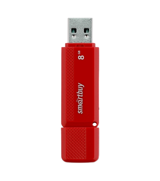 Флешка USB Smartbuy DOCK RED (SB8GBDK-R), 8Gb, USB 2.0, R/W 15/5, красный