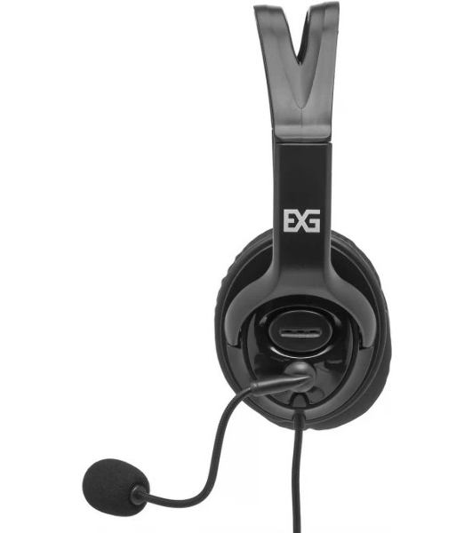 Гарнитура Exegate 960 USB Stereo чёрный, проводная, USB, регулятор громкости