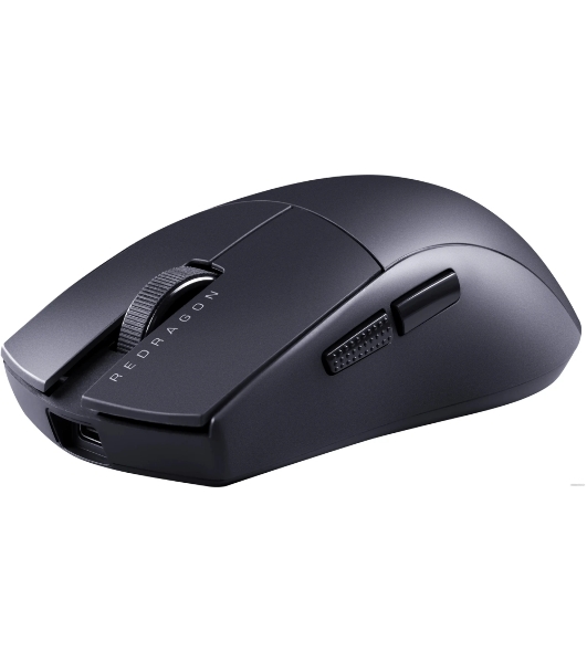 Мышь беспроводная Defender Redragon K1ng 4K Pro черный, 26000 dpi, радиоканал, Bluetooth, USB, кнопки - 5